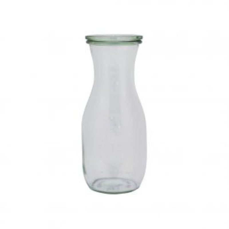 Weck Bottle Glass Jar w Lid 530ml 60x184mm 82308 c650