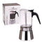 Capri 9 Cup Glass Top S/S Espresso Maker 4141-1