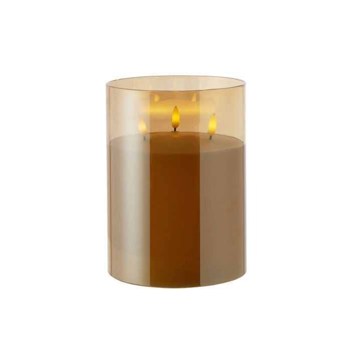Amber Triflame Candle 15x15x20 45.2143.62 RRP $69.95