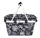 SHOP & GO Insulated Carry Basket wLid Black 4696CB