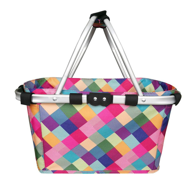 Sachi Two Handle Carry Basket Harlequin 4697HQ