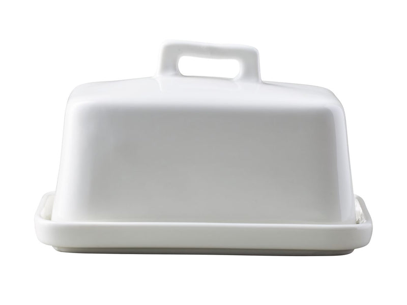 MW Epicurious Butter Dish White Gift Boxed IA0102