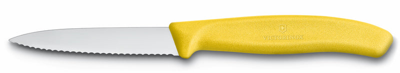Victorinox Paring 8cm Pointed Wavy Yellow 6.7636.L118