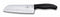 Victorinox Santoku Knife 17cm Fluted Wide Blade Classic Black 6.8523.17B