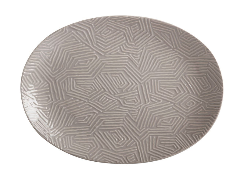 MW Dune Oval Platter 41x30cm Taupe Gift Boxed  DR0418