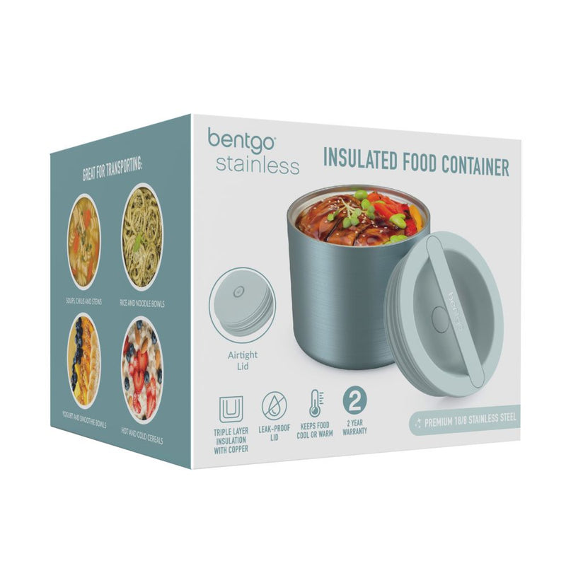 Bentgo SS Insulated Food Container 560ml  Aqua 8751A