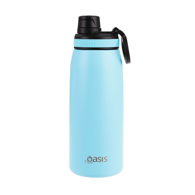 Oasis 780ml Insulated Sports Bottle w Screw Cap Island Blue 8891IB
