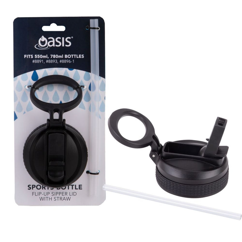 Oasis Sports Bottle Sipper Lid and Straw 8893-1