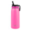 Oasis 780ml Insulated Sports Bottle Sipper Straw Neon Pink 8893NPK
