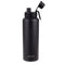 Oasis SS Double wall Insulated Challanger Sports Bottle W Screw Cap 1.1L Black   8896-2BK