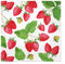 PAW Lunch Napkin 33cm  Fresh Strawberry 61628 RRP $9.95