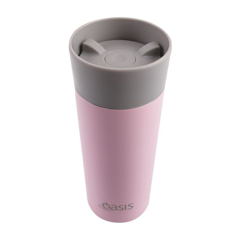 Oasis S/S Double Wall Insulated Travel Cup 360ML Carnation 8906CN