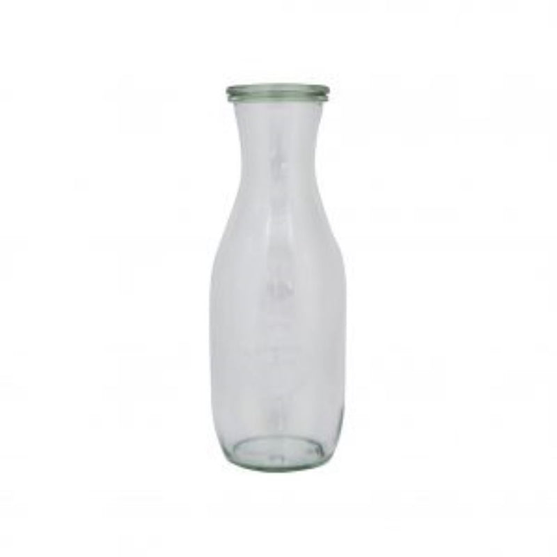 Weck Bottle Glass Jar w Lid 1062ml 82309