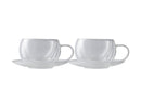 MW Blend Doubled Wall  Cup and Saucer 270ml Set2 Gift Boxed  GU0051  RRP $39.95