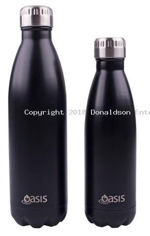 S/S Double Wall Insulated Drink Bottle 750ml 8882MBK