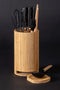 MP Bamboo Knife and Utensil Holder with Spoon Rest MPUTENHOLD