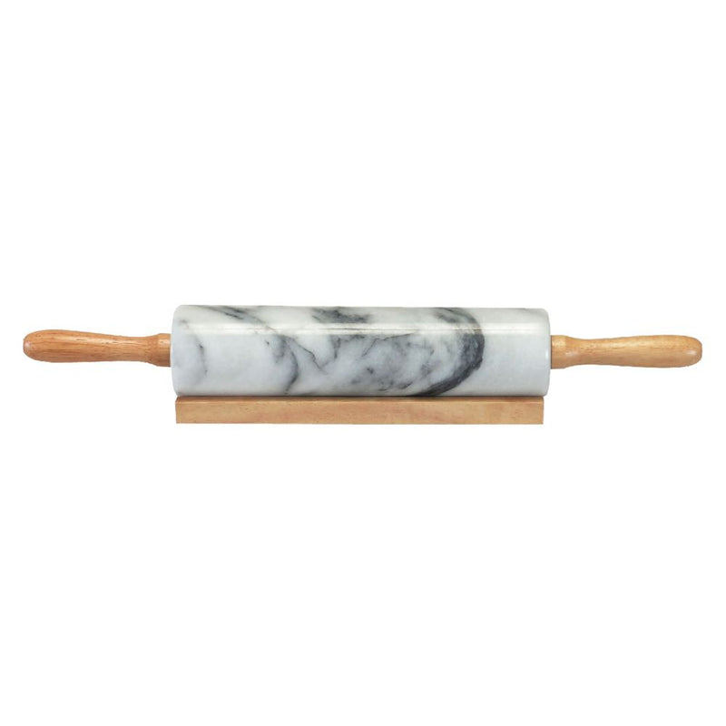 Dline Grey Marble Rolling Pin with Cradle 4709