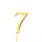 GOLD Cake Topper (7cm) - NUMBER 7 BG-GOL-LNUM7