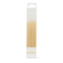 OMBRE Cake Candles GOLD (Pack of 12) CC-OMBGLD