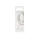 Mini Glitter Candle WHITE - Number 0 CC-WHMIN0