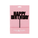 BOLD Happy Birthday Cake Topper – BLACK CC-ZHBDA1