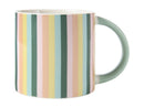 MW Power Pop Stripes Mug 400ML Sage  DI0418 RRP $11.95