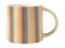 MW Power Pop Stripes Mug 400ML Charcoal  DI0419 RRP $11.95