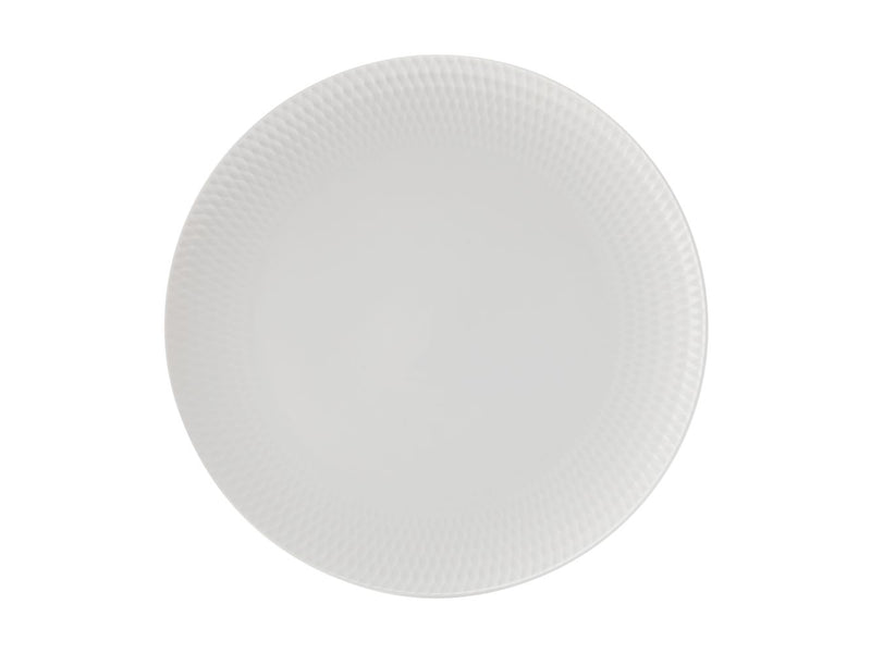 MW White Basics Diamonds Dinner Plate 27cm DV0022