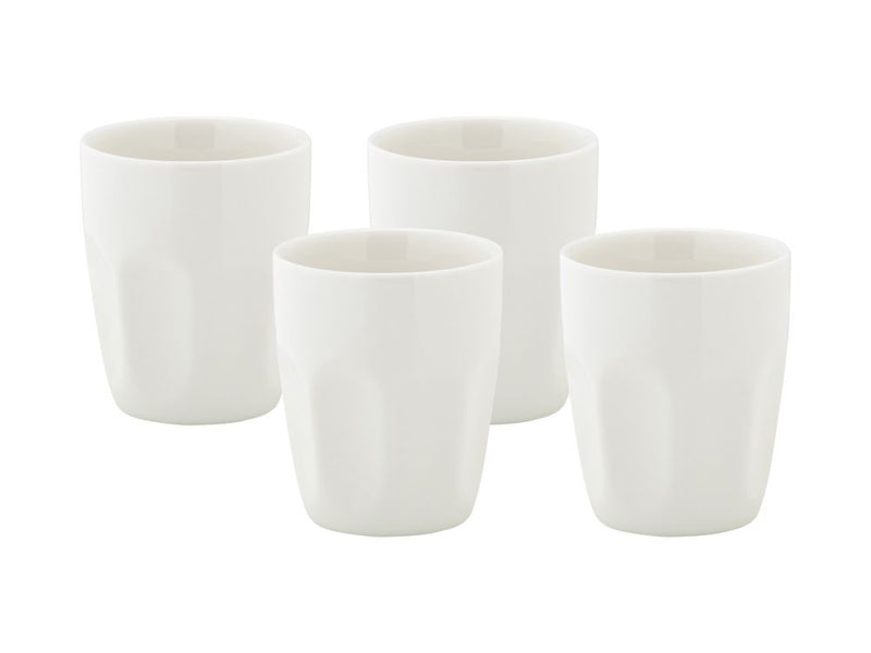 MW White Basics Latte Cup 200ML Set of 4 Gift Boxed DV0187