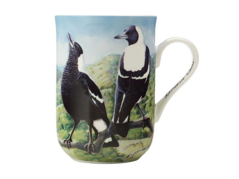 MW Birds of Australia KC 10yr Anniversary Mug 300ml Magpie Gift Boxed DX0655