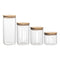 Ecology Pantry Square Canisters  EC15164 RRP $74.95