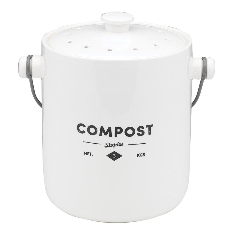 Ecology Staples Foundry Compost Bin With Handle EC47210