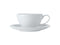 MW White Basics Coupe Breakfast Cup and Saucer 400ML FX0139