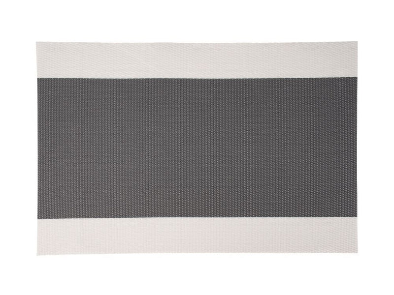 MW Table Accents Placemat 45x30cm White Grey  GI0363