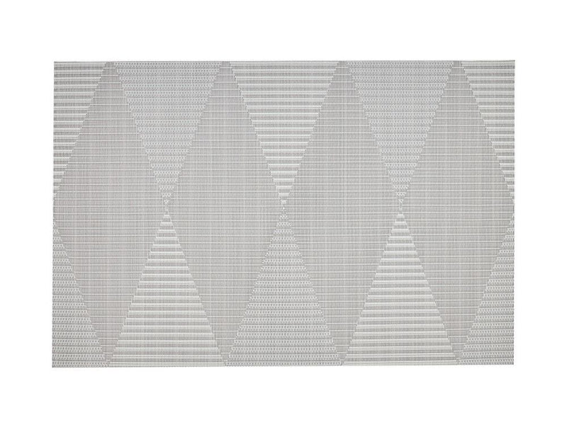 MW Table Accents Placemat 45x30cm Diamond Grey White GI0365