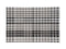 MW Table Accents Placemat 45x30cm White Grey Check GI0369