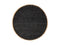 MW Table Accents Placemat 38cm Round Black Natural GI0375