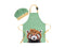 MW Marini Ferlazzo Wild Planet Kids Apron & Hat Set Red Panda  GX0599