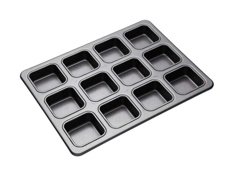 MC Heavy Base 12 Cup Square Brownie Pan 81090