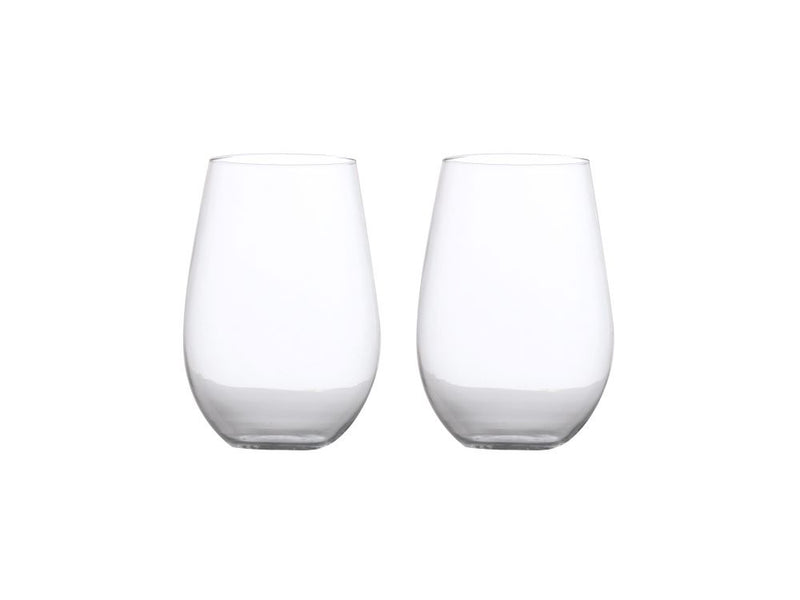 MW Calia Stemless Wine Glass 580ML Set of 2 Gift Boxed    HN0081 RRP $29.95