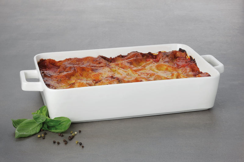 MW Epicurious Lasagne Dish 36x24.5x7.5cm White Gift Boxed AW0260