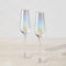 Glamour Flute 230ml Set of 2 Iridescent Gift Boxed MQ0025 RRP $29.95