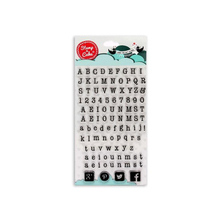 Type Alphabet Stamp - Stamp a cake ST-ALPHA