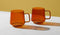 MW Blend Sala Glass Mug 400ML Set of 2 Amber Gift Boxed  LQ0074  RRP $39.95