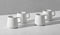MW Blend Sala Mug 375ML Set of 4 White Gift Boxed DI0426  RRRP $49.95