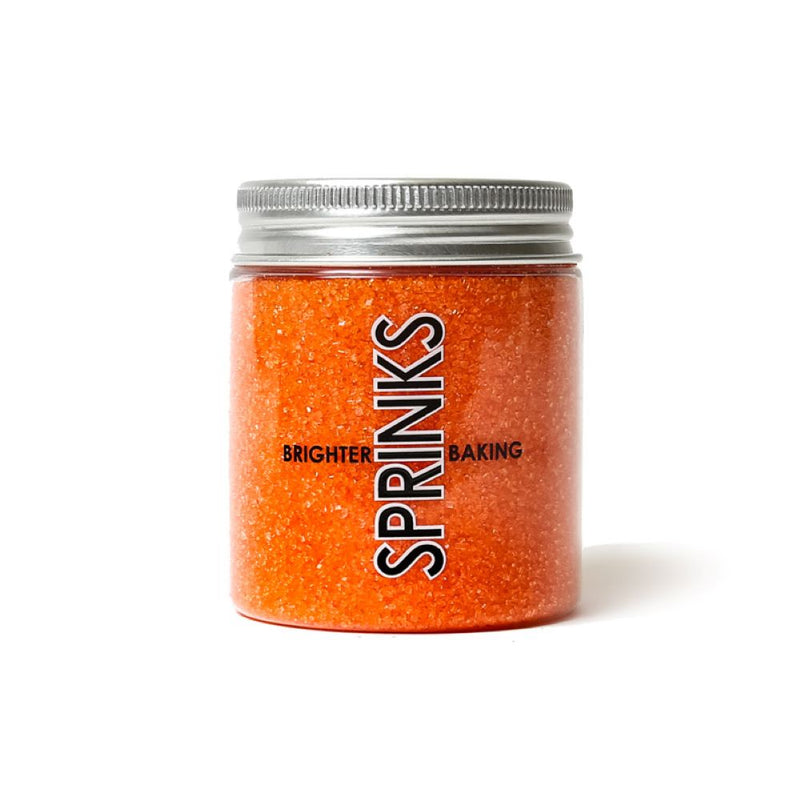 ORANGE Sanding Sugar (85g) - by Sprinks SP-SSORA