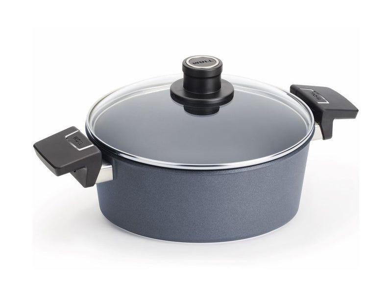 WO Diamond Lite Fix Handle Induction Casserole 24cm 4L With Lid Gift Boxed  WOLL412 RRP $449.95