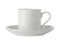 MW White Basics Straight Demi Cup and Saucer100ml FX0134
