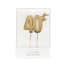 Gold Metal Cake Topper 40 CC-GO40