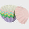 Pastel Mix Bloom Baking Cups in PVC Box (25 Pack) PMBL25PC